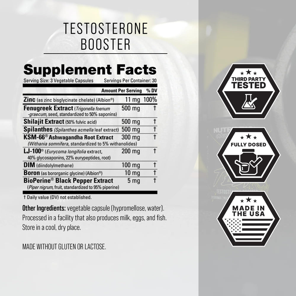 NutraBio Unbound Test athlete during lift showing focus and intensity