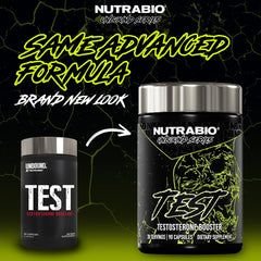 NutraBio Unbound Test bottle back with ingredient highlights and info