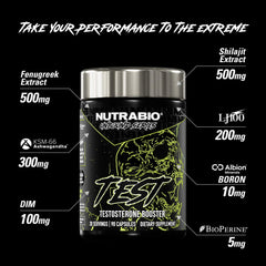 NutraBio Unbound Test capsules pack for easy daily supplementation
