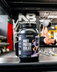 NutraBio label close-up emphasizing clean, non-GMO formula.