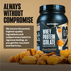 NutraBio shake in a gym bag for on-the-go protein boost