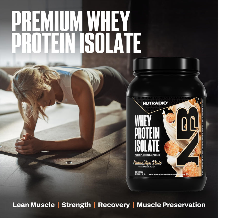 Pouring NutraBio whey into a glass shows smooth mixability