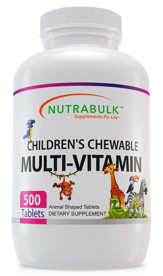 NutraBulk elephants-shaped chewables support kid-friendly daily nutrition with tasty flavors