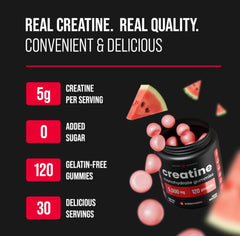 NutraChamps Creatine Gummies Plant-based, non-GMO, gelatin-free for clean supplementation.