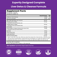 Dandelion root extract image emphasizes cleansing support from botanicals.