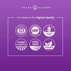 NutraChamps Liver Cleanse bottle, USA-made, signaling quality manufacturing.