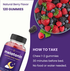 NutraChamps vegan melatonin gummies emphasize plant-based, allergen-friendly formulation.