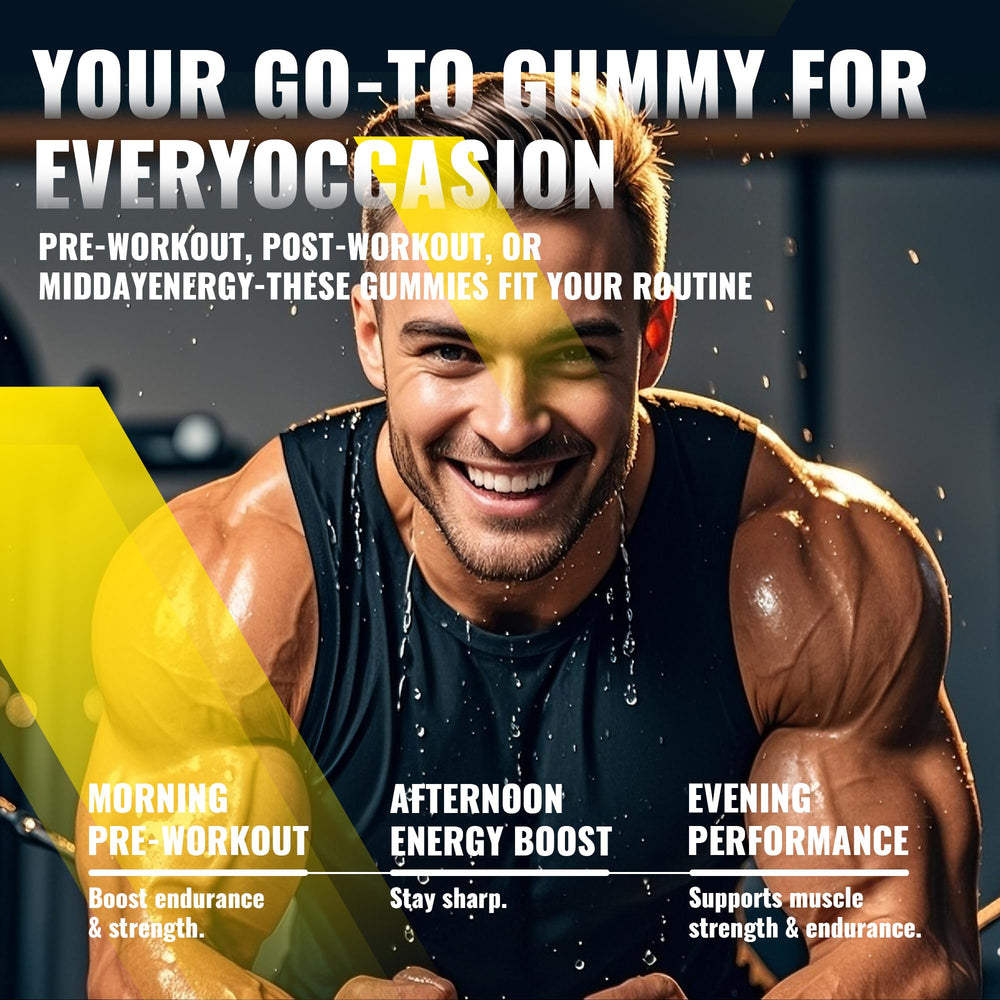 NUTRAGOGO Creatine Gummy pineapple-chew close-up with vibrant flavor
