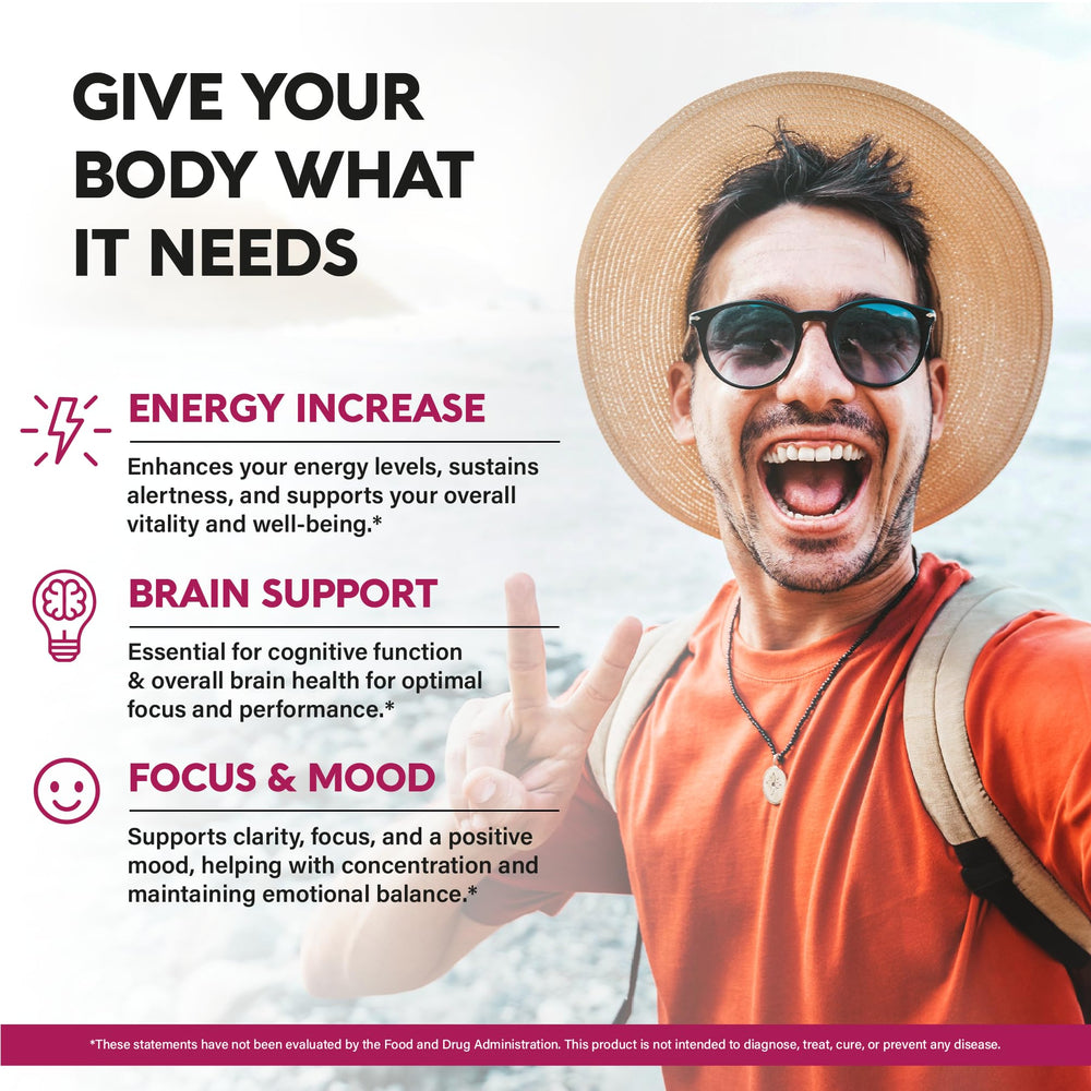 NutraHarmony B12 liquid dropper in use for sublingual absorption.