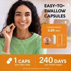 NUTRAHARMONY D3K2 daily-use capsule ready with a glass of water
