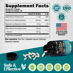NutraHarmony GABA-L-Theanine daily-use mindset promotes mood balance.