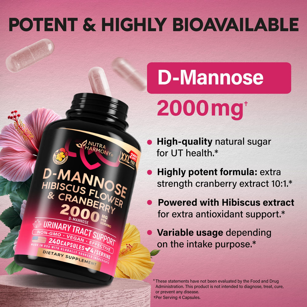 NutraHarmony Hibiscus flower extract visual for herbal blend.