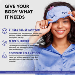 NUTRAHARMONY L-Theanine for sleep support and relaxed evenings.