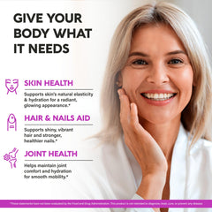 NutraHarmony multi collagen capsules close-up of hydrolyzed peptides