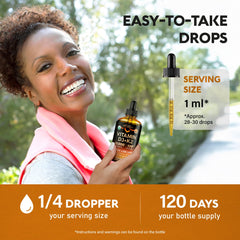 NUTRAHARMONY sugar-free orange drops simplify daily supplementation