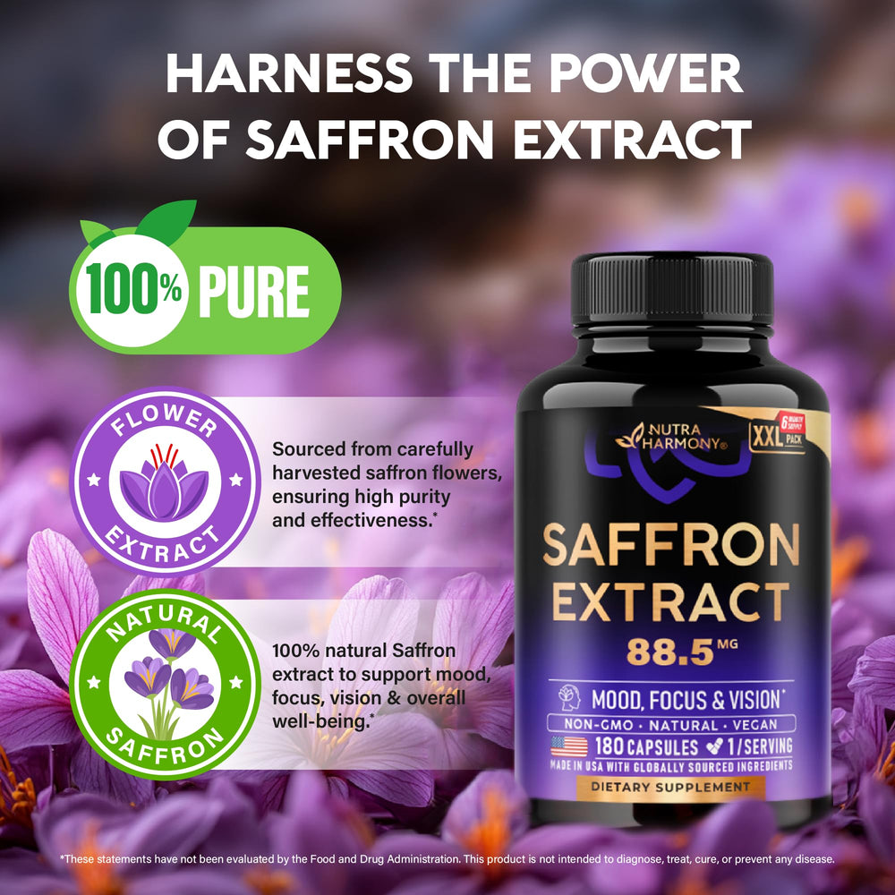 NutraHarmony vegan non-GMO pill suitable for dairy-free and gluten-free lifestyles.