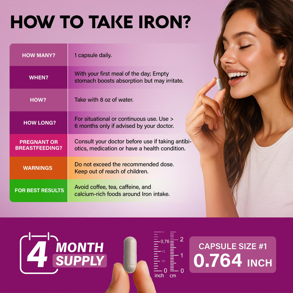 NUTRAHARMONY women's iron-support daily dose highlight.