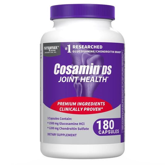 Nutramax Cosamin DS bottle front view for daily joint care