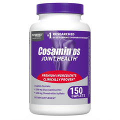 Nutramax Cosamin DS bottle highlighting glucosamine and chondroitin for joints