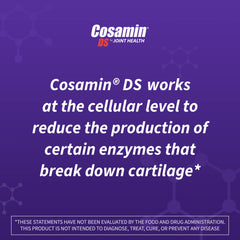 Cosamin DS capsules in hand highlighting convenient daily intake