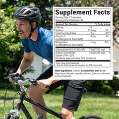 Nutramax Cosamin DS label front featuring product name and branding.