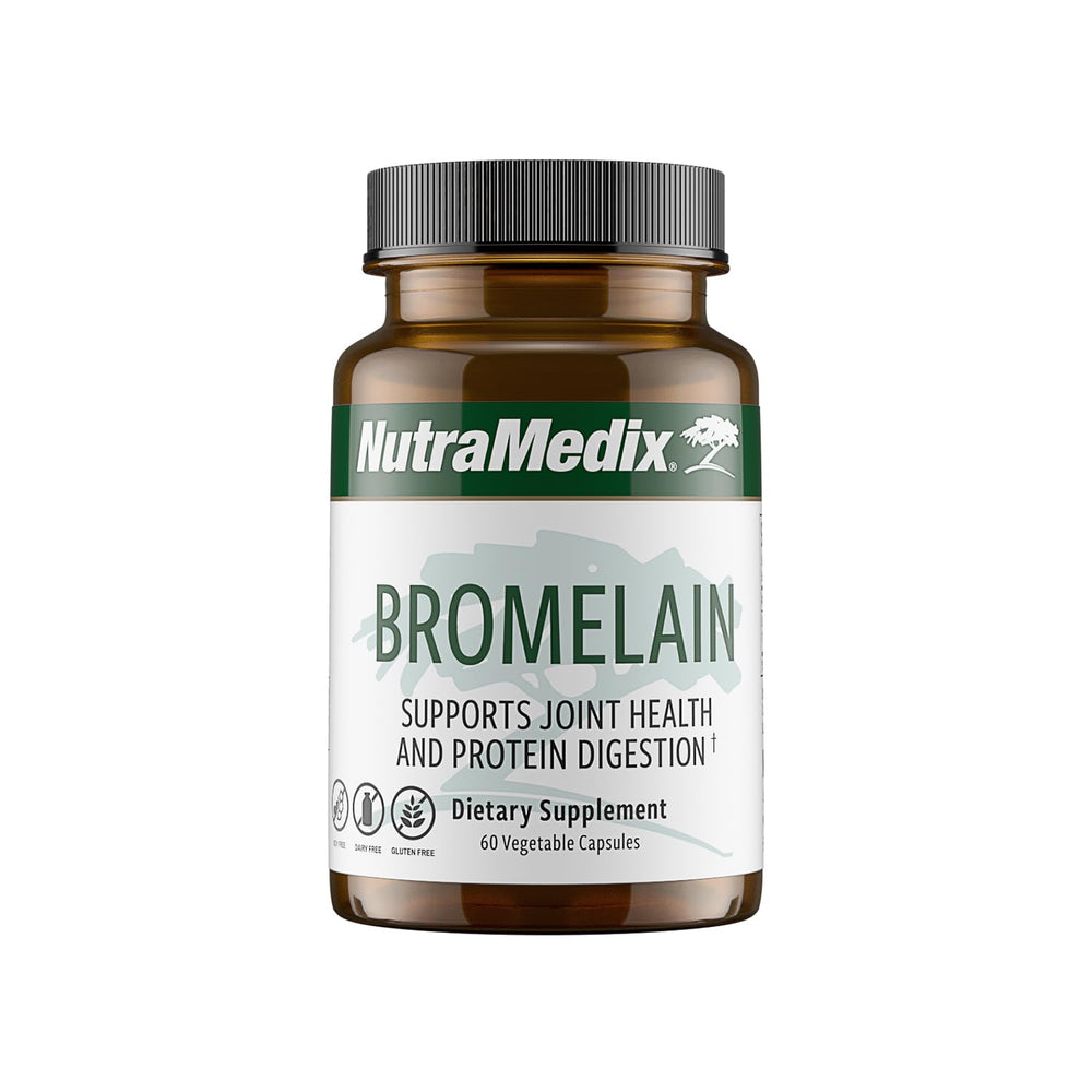 NutraMedix Bromelain 1000mg capsules for daily digestive support