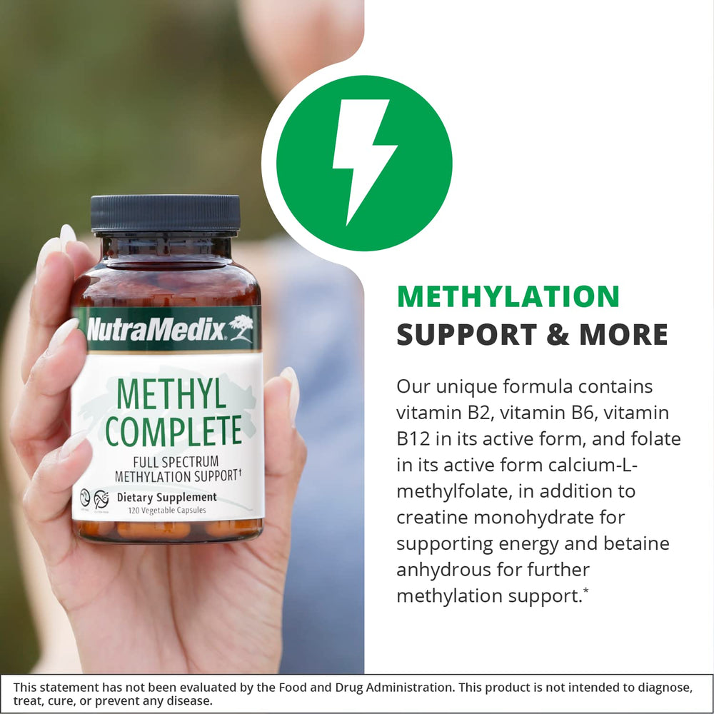 NutraMedix Methyl Complete label detail showing creatine and betaine