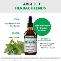 Nutramedix Nutra BRL bottle label detail showing premium herbal blend