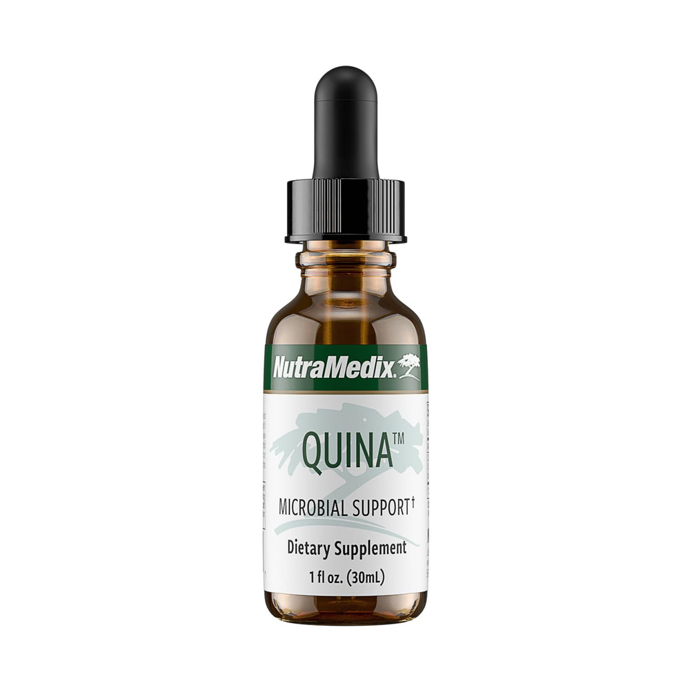 NutraMedix Quina liquid bottle, convenient daily immune support.