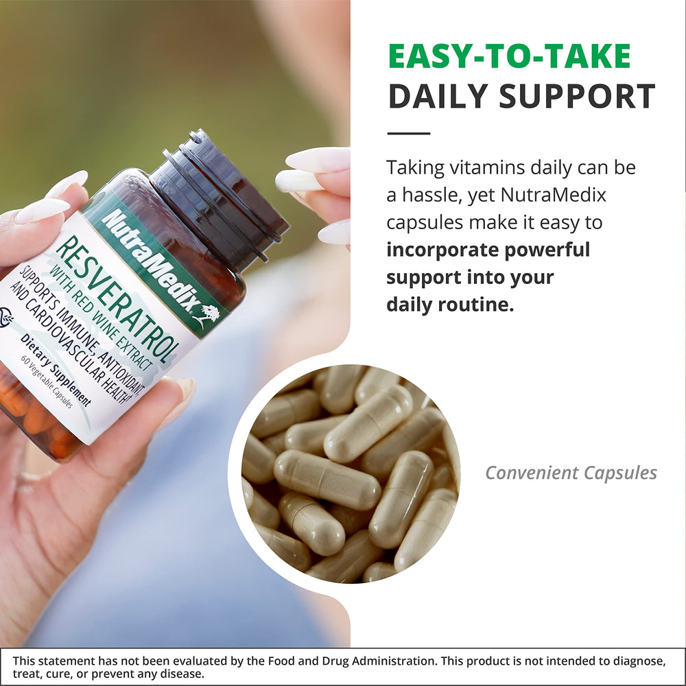 NutraMedix Resveratrol red wine extract hints at antioxidant benefits