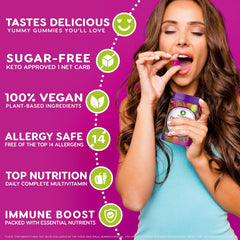 Nutramin bottle with flavor variety hints at strawberry, cherry, orange options