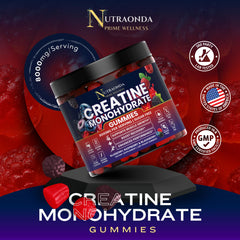 Nutraonda gummies closeup showing soft texture for pre-workout use