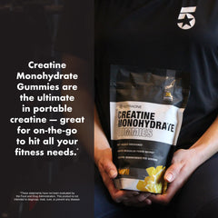 NutraOne Creatine Monohydrate Gummies with a delicious texture for easy use.