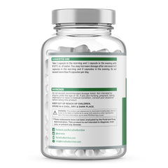 Closeup of NutraOne DetoxOne capsules highlighting herbal blend.