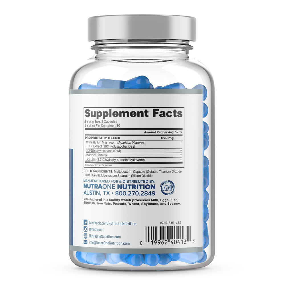 NutraOne EstroOne capsules ready for daily training support.