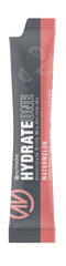 NutraOne HydrateOne watermelon powder pour, vivid flavor and quick electrolyte replenishment.