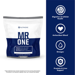 NutraOne MrOne omega fatty-acid complex supports mood and energy throughout the day