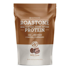 NutraOne RoastOne bottle showcases creamy iced cappuccino flavor for energy