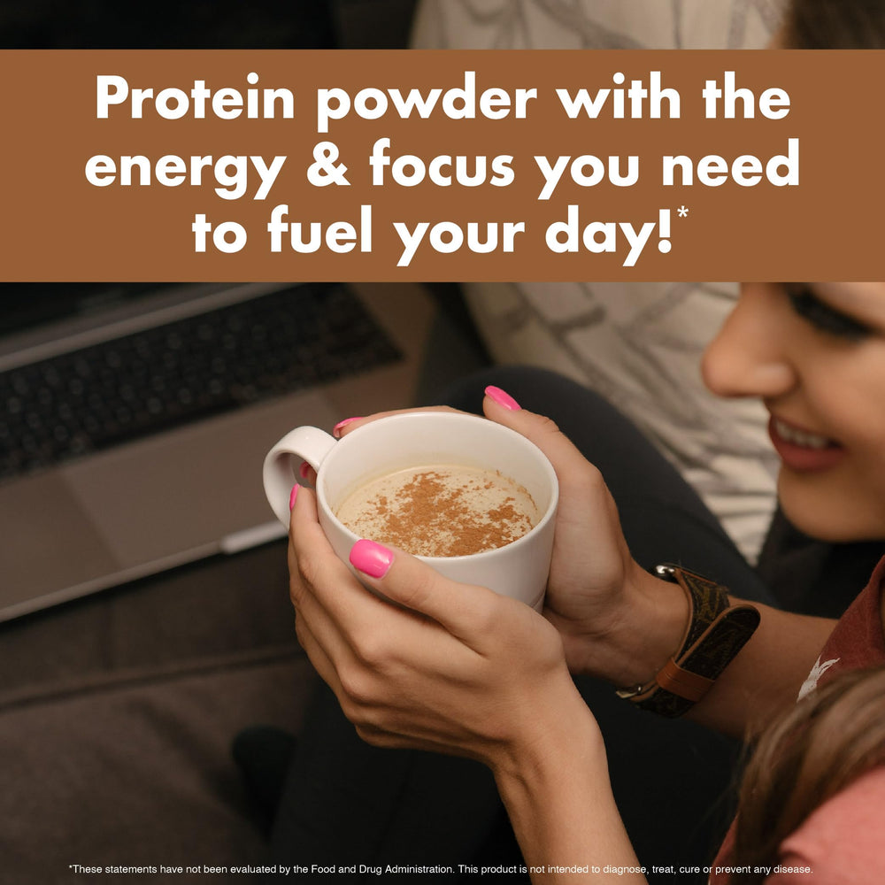 NutraOne RoastOne ingredients show coffee protein blend with 20g protein