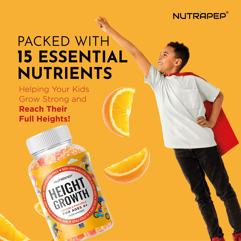 NutraPep growth blend ingredients label including traditional botanicals