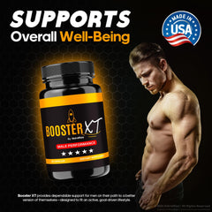 NutraRize BoosterXT user review quote emphasizing satisfaction and energy vibes.