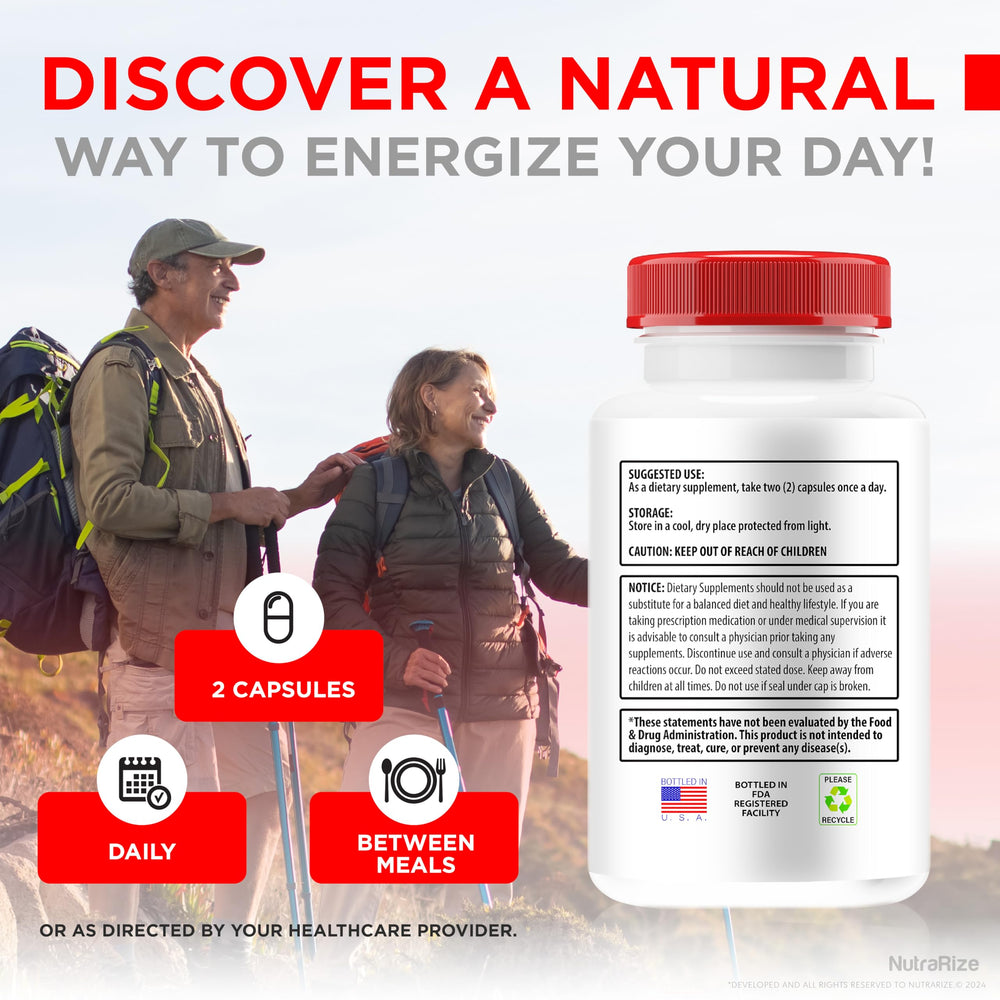 NutraRize Gluco Renu bottle with usage tips visible.