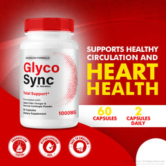 NutraRize Glyco Sync pills ingredients highlighting vitamins and minerals supporting overall health