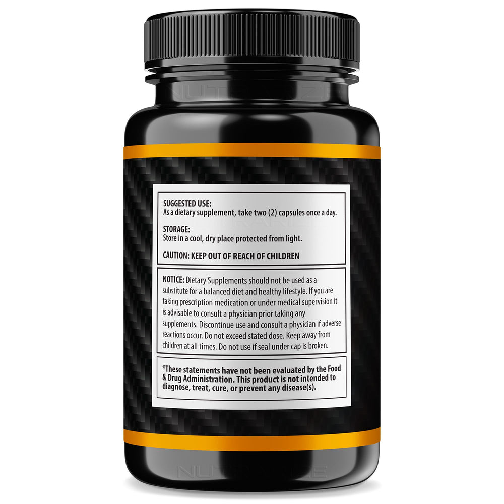 Capsules close-up highlighting a natural, daily wellness supplement by NutraRize.
