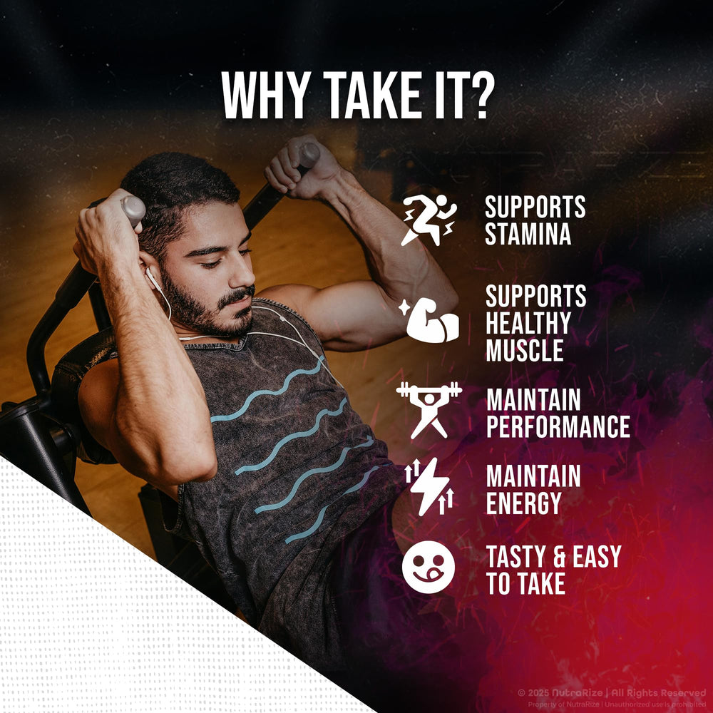 Person holding NutraRize VigorLong Gummies for on-the-go energy