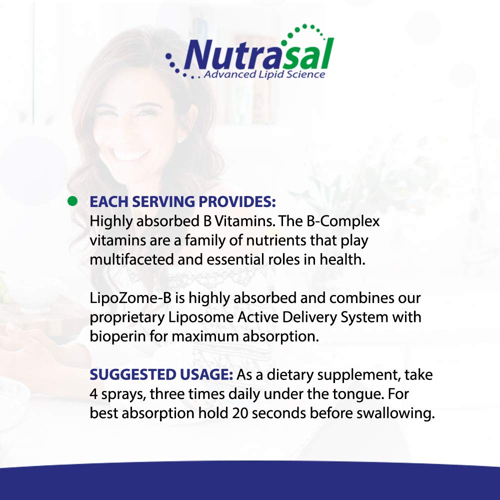 Nutrasal liposome technology graphic indicating enhanced absorption