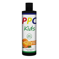 Nutrasal PhosChol orange cream bottle for kids, easy daily use.