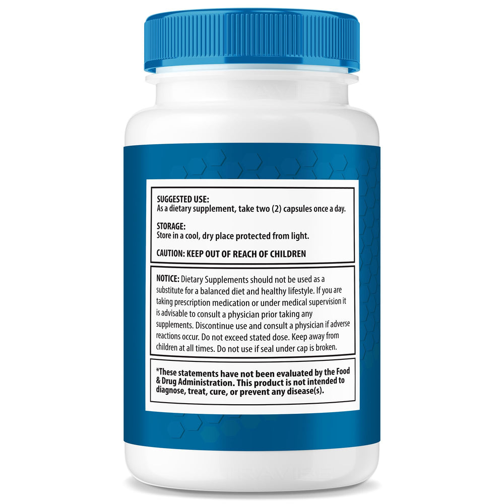 NutraVibe AlphaCur capsules-closeup highlighting premium nerve health blend.