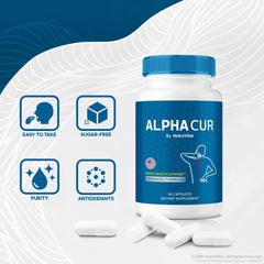NutraVibe AlphaCur label-detail emphasizes quality and purity for nerves.