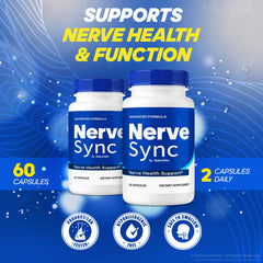NutraVibe Nerve Sync label detail showing ingredients for transparent formulation.